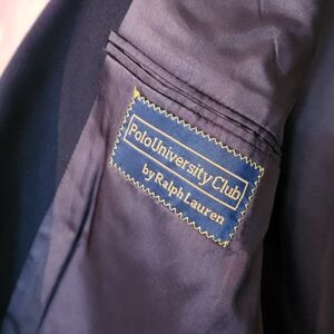 Polo University Club by Ralph Lauren- Vintage Navy Blazer. Great condition!